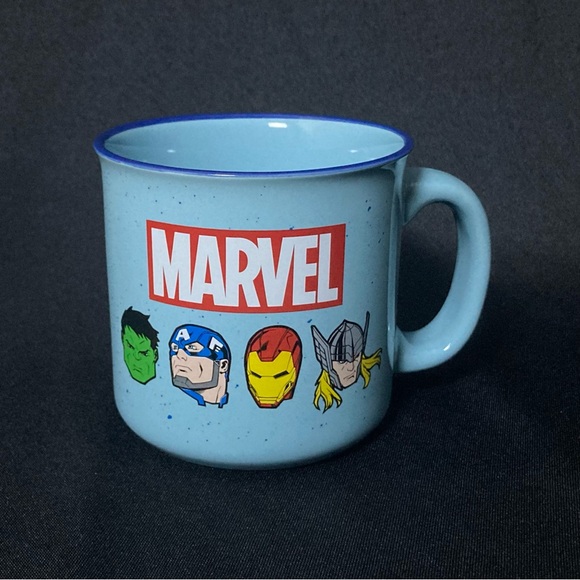 ⭐️ Marvel Comics The Avengers Blue 20 oz Ceramic Mug - Picture 3 of 10